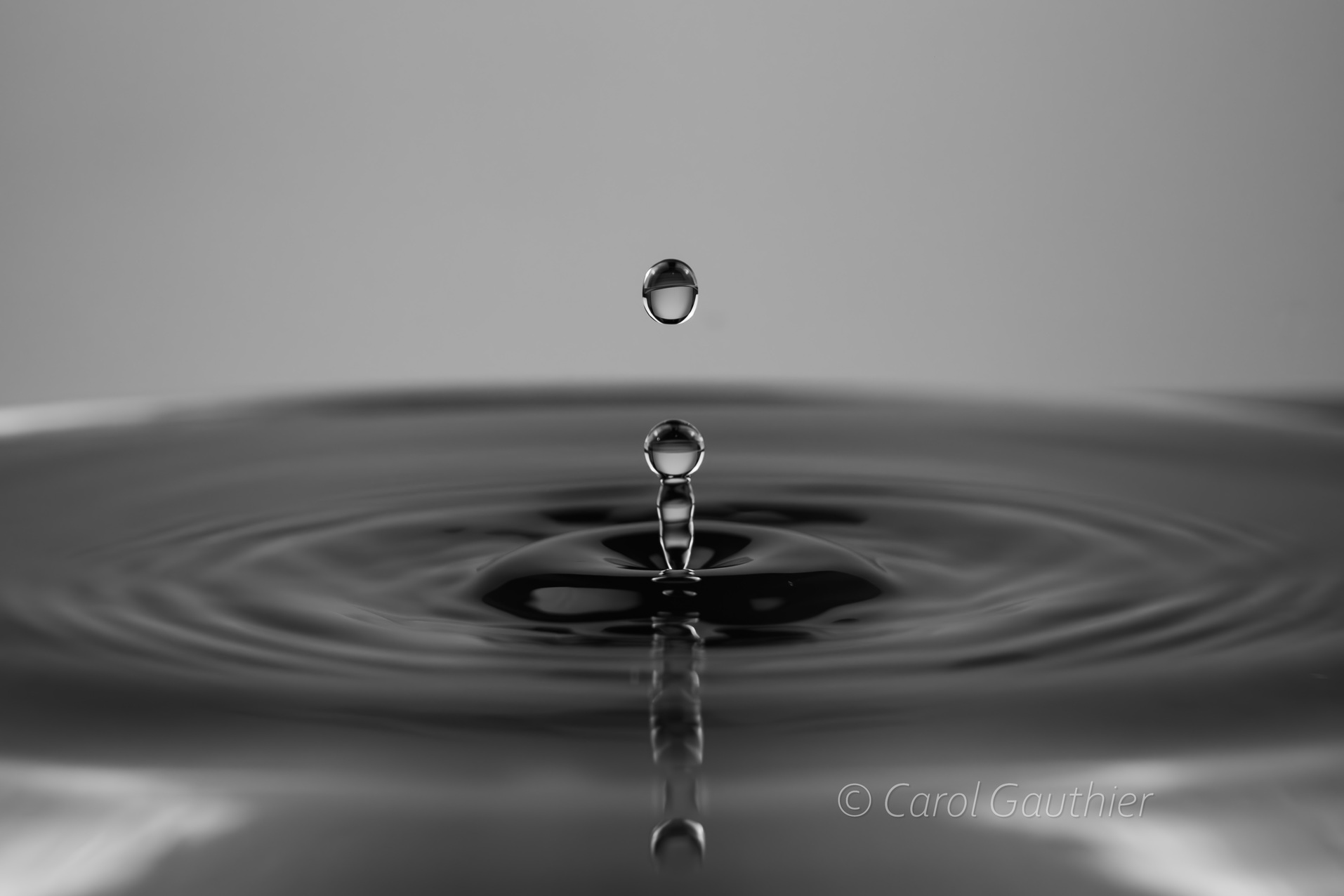 Goutte en mouvement I