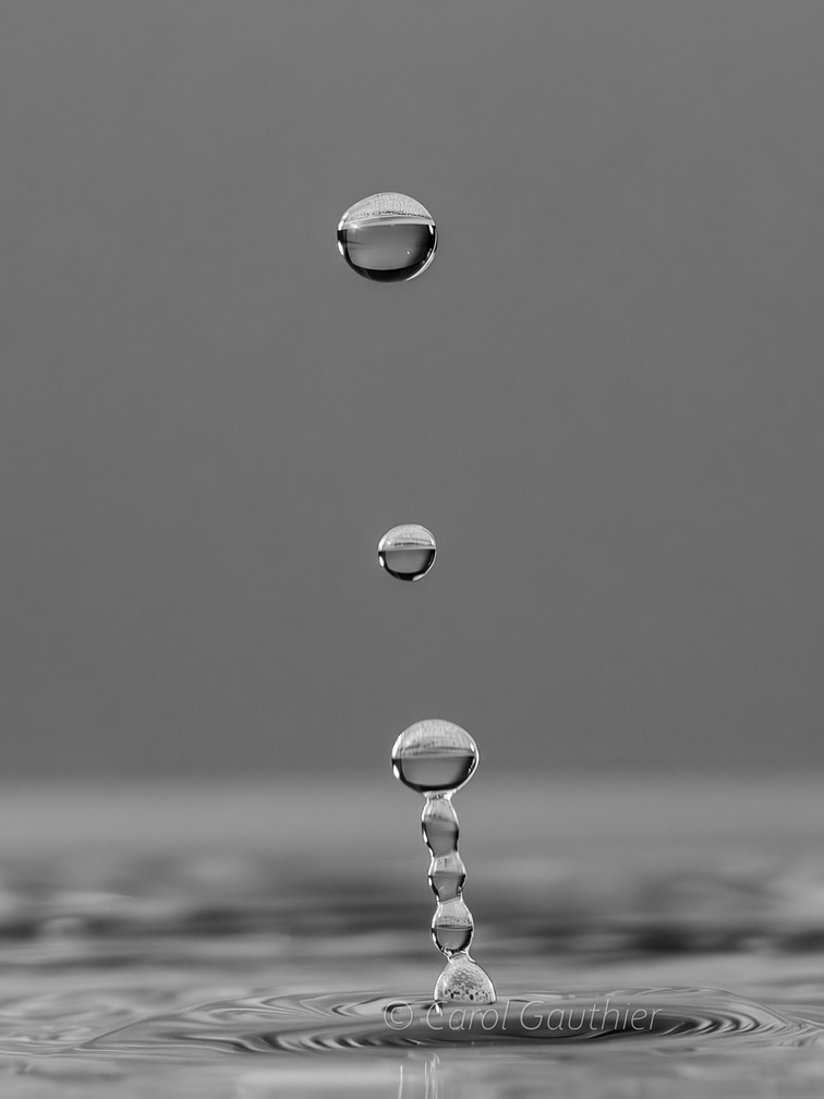 Goutte en mouvement II