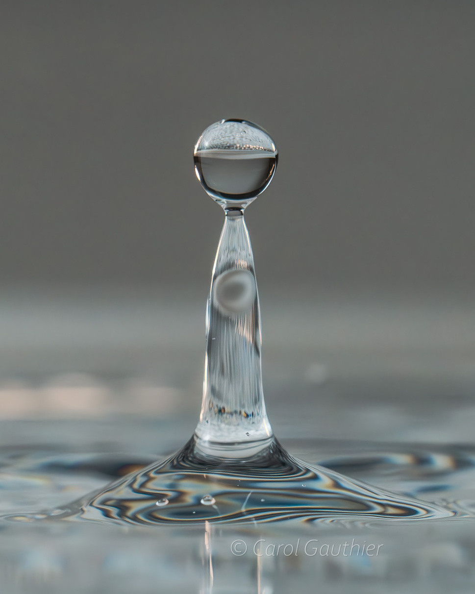 Goutte en mouvement III