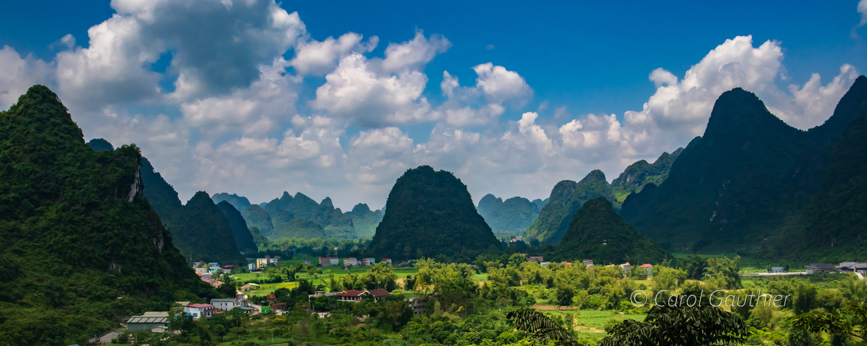 Les montagnes de Ban Gioc, Nord du Vietnam